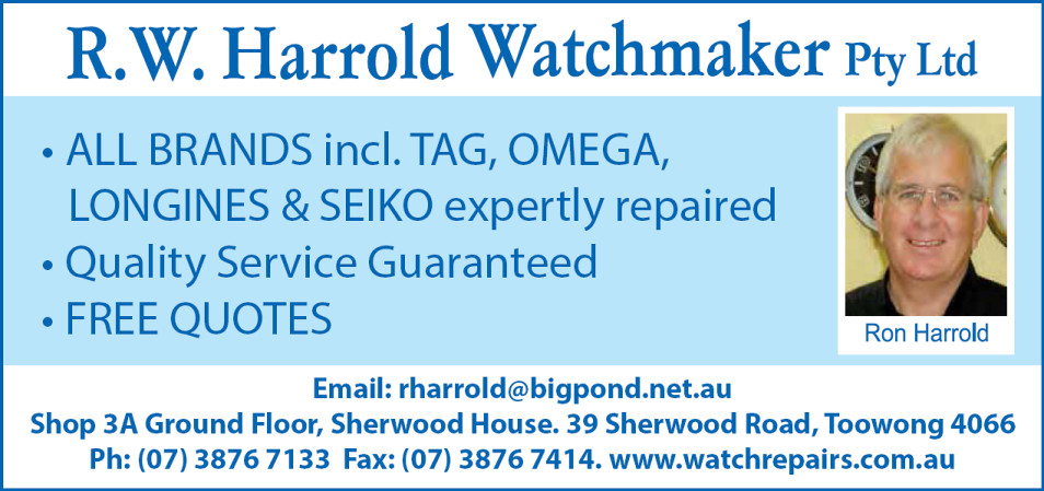 R.W. Harrold - Watchmaker Pty Ltd